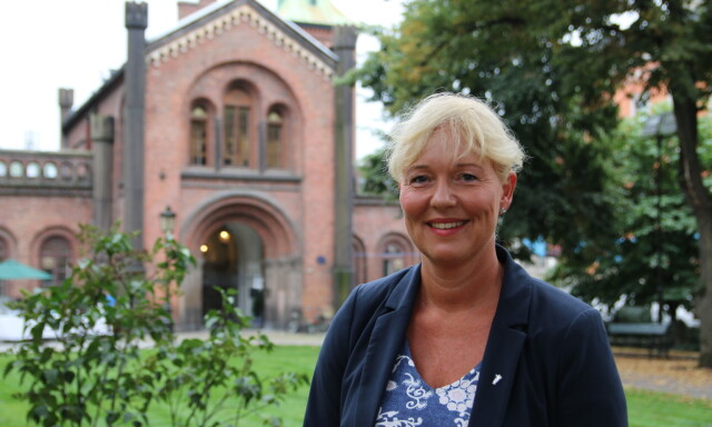 Leder for forening for allmennmedisin: Marte Kvittum Tangen. Foto: Vilde Baugstø, Legeforeningen Leder for forening for allmennmedisin: Marte Kvittum Tangen. Foto: Vilde Baugstø, Legeforeningen